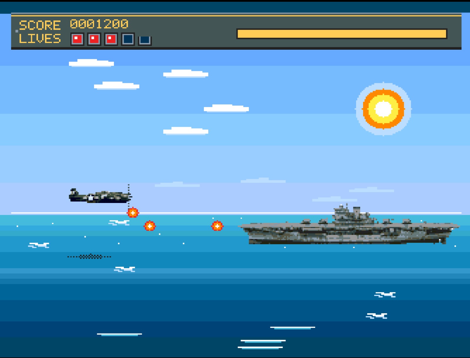 Amiga 500 Version — Torpedoangriff auf den Träger