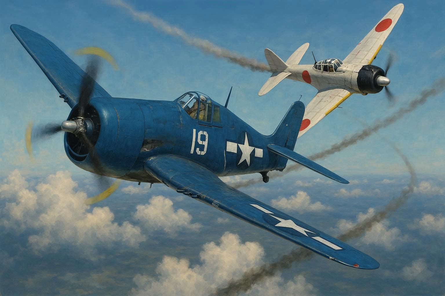 Hellcat vs Zero